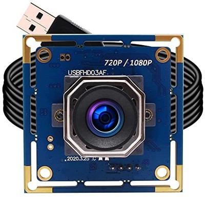 ELP Autofocus USB Camera Module, 2 Megapixel Full HD, Ultra-Compact PC Cam [NEW]