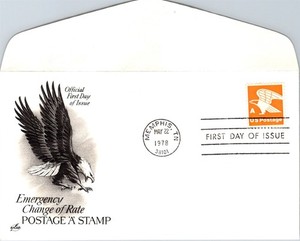 S09-5932, A RATE EAGLE, ARTCRAFT FDC
