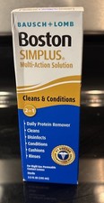 Boston Simplus Multi-Action Solution by B  L 3.5 fl oz--EXP 10/27  NIB