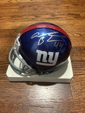 Ahmad Bradshaw Signed Riddell Mini Helmet