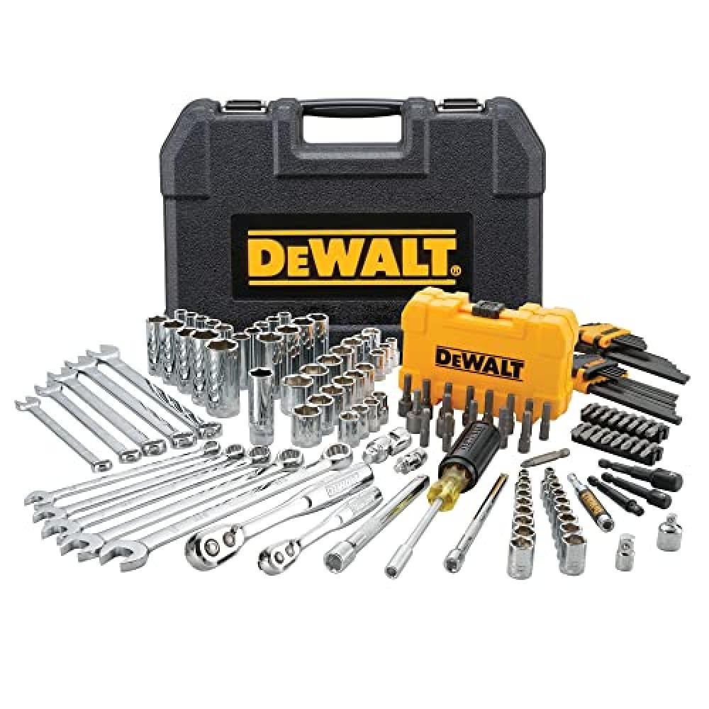 (TG. 1-Pack) DeWalt DWMT73802 Mechanics Tool kit set con custodia (142 pezzi) -