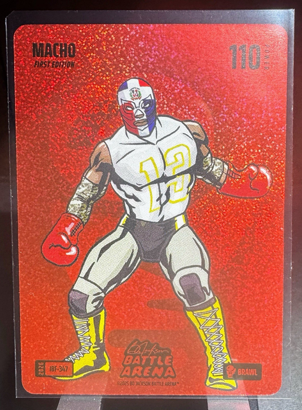 2026 Bo Jackson Battle Arena Macho Brawl Icon Battlefoil Manny Machado 110 PWR