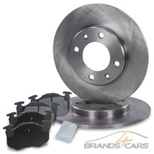 ATEC BREMSSCHEIBEN VOLL +BELÄGE HINTEN FÜR CITROEN XSARA PEUGEOT 106  206 CC 306