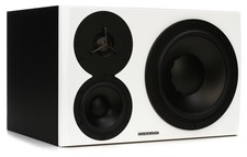 Dynaudio LYD 48 3-way Powered Studio Monitor Left Side - White