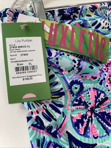 Lilly Pulitzer UPF 50+ Weekender Legging Size XL - Picture 3 of 6