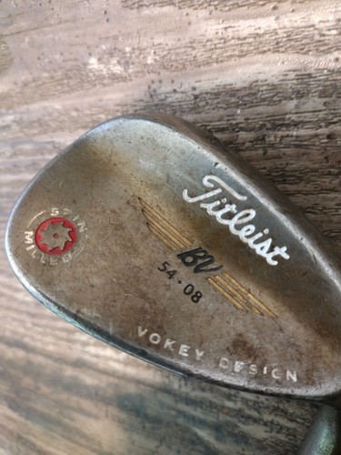 Titleist Vokey Design Spin Milled 54 Wedge 54.08 Black Nickel Red Saw RH - Picture 5 of 19