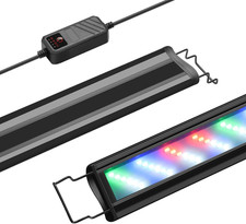 Full Spectrum LED Aquarium Light with Timer and Extendable Brackets 40-48 Inch 