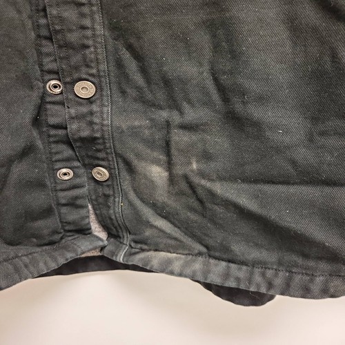 Duluth Trading Co XL Black Cotton Blend Lined Work Jacket Coat Menswear - Picture 6 of 11