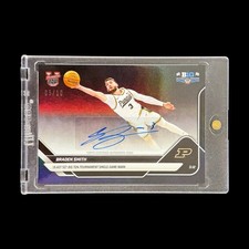 Braden Smith 16 Assists 2025-26 Bowman U NOW Basketball Card 95 BLACK AUTO /10