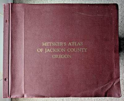 Metsker's Atlas Jackson County, Oregon Plat Book Property Maps Land Records 1970