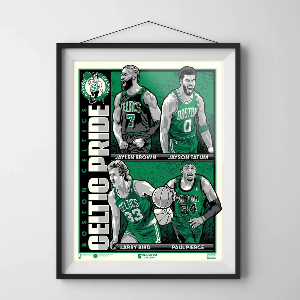 Phenom Gallery Boston Celtics Pride Poster