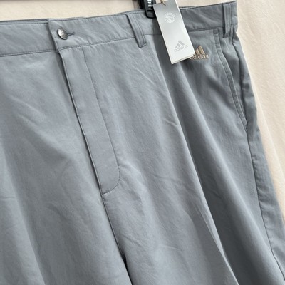 Adidas Climalite Performance Golf Shorts Mens 54 Grey Moisture Wicking Stretch
