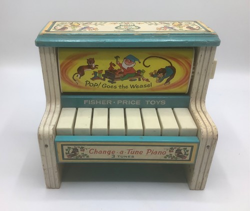 Fisher Price Toys -Change a Tune Piano- No. 910 -1969 Vintage-Does NOT work. - Picture 7 of 8