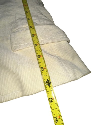 Hugo Boss Cream Corduroy Blazer Jacket Coat Women’s Size 8 Off white - Picture 13 of 13