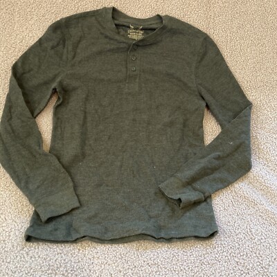 Faded Glory Men's Long Sleeved Thermal Shirt Size Small | eBay