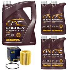 Motoröl Set Motoröl MANNOL 5W30 API SN 9 Liter + Ölfilter für Lexus LS GS 460
