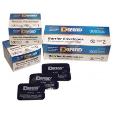 Defend Size #1 Phosphor Plate Barrier Envelopes 100/Box BF-8800