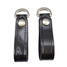 Jay-Pee Clarino High Gloss Slide on "D" Rings Shoulder Strap Anchor Chrome Dees 