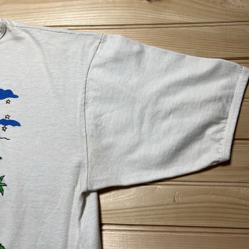 Vintage 90s Disney Donald Daisy Duck Asian Temple Walk Of Fame Shirt Size XL - Picture 5 of 12