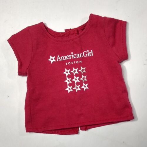 AGD American Girl Doll Outfit Places Boston Star Red Tee Shirt & Blue Jeans 2 pc - Picture 3 of 7
