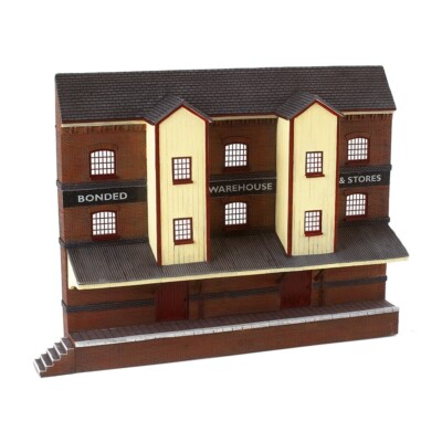 Bachmann 44-204 Scenecraft Spurweite OO Niederrelief verklebtes Lagergebäude NEU