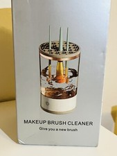 Electric Makeup Brush Cleaner Automatic Cosmetic Brushes Cleaning Machine US New
