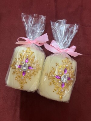 2 Henna Candle For Home Decor Size   3x4