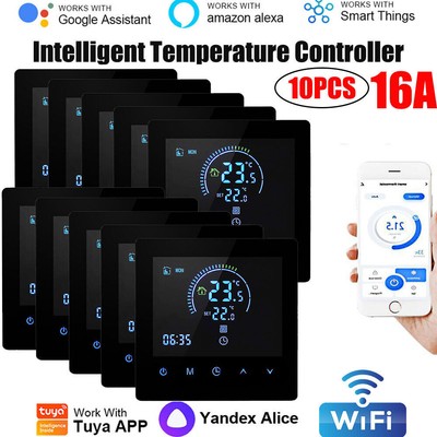Tuya WiFi Smart Thermostat Water/Heating/Gas Boiler Remote Controller For Alexa