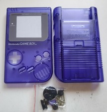 Replacement Housing Original Nintendo GB Game Boy Shell clear dark purple DMG-01