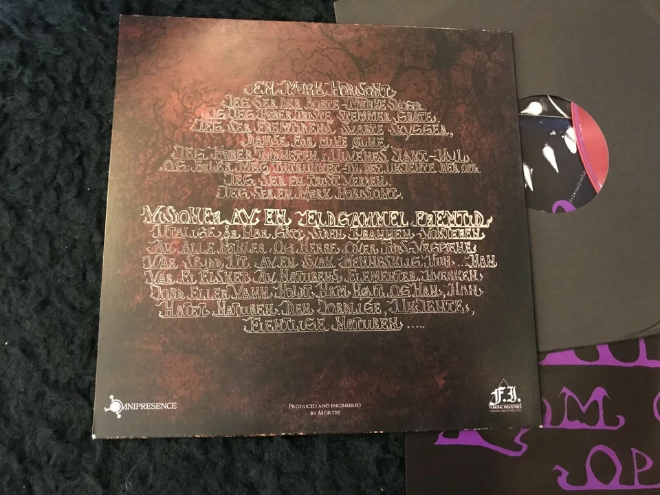 Mortiis lp ltd VINYL '94 '19 sacrificial blood +POSTER Anden Som Gjorde Oppror! - Image 4 of 4