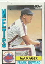 FREE SHIPPING-MINT-1984 Topps #621 Frank Howard Mets PLUS BONUS CARDS