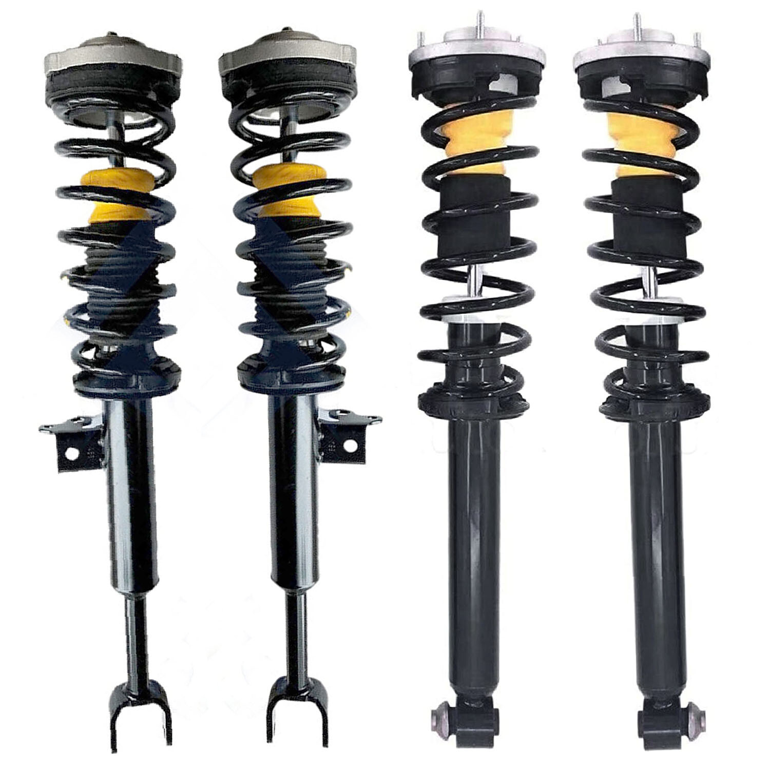 4PCS Front Rear Shock Struts Assembly For BMW F10 F11 528i 535i 550i xDrive AWD