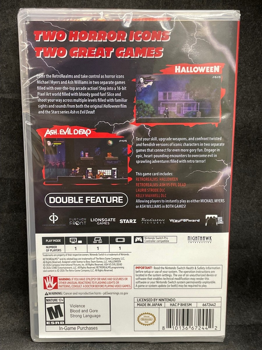 Ash vs. The Evil Dead & Halloween Retro Realms Double Feature