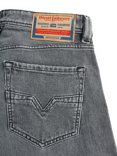 Diesel - Mens Regular Straight Fit Stretch Jeans - 1985 Larkee 09F83 - Afbeelding 4 van 4