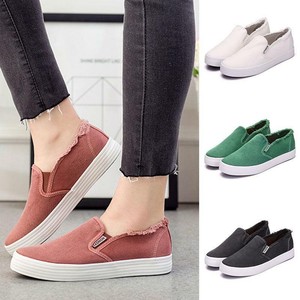 ladies canvas loafers