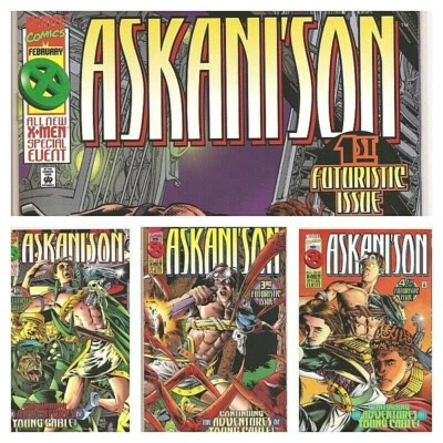 °ASKANI' SON #1 bis 4 von 4°US Marvel 1996 Nathan Dayspring Arkani´son aka CABLE - Bild 1 von 4