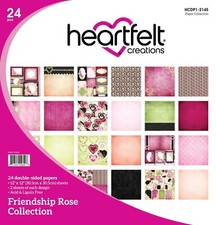 Heartfelt Creations Friendship Rose Collection Paper Pad - 12"x12"