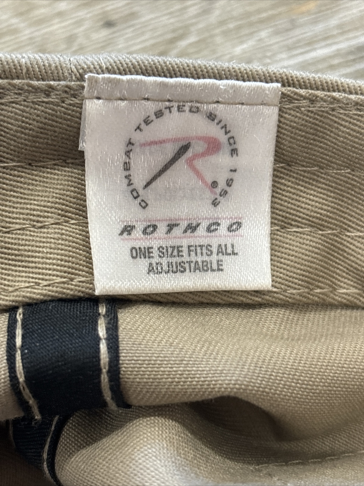 Tan Rothco Adjustable Hook and Loop Baseball Hat … - image 4