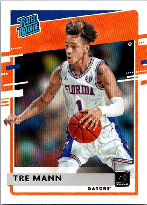 2021-22 Panini Chronicles Draft Picks - Donruss Rated Rookies Tre Mann #46 (RC)