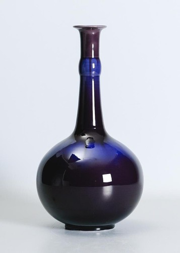 Rare Japanese Vintage (late 20thC) Porcelain Swan Neck Vase, Tokuda Yasokichi - 第 3/9 張圖片