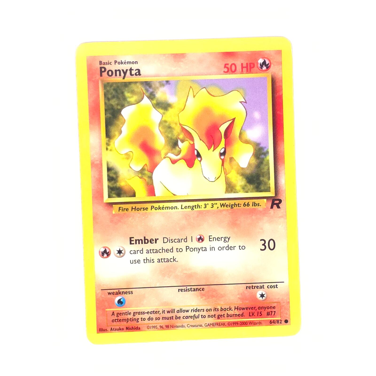 Ponyta 64/82 Pokemon Team Rocket Common NM