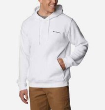 Columbia Men's CSC Basic Logo  II Hoodie Pullover Size XL White NWT
