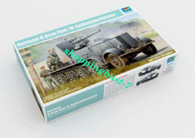 Trumpeter 1/35 01585 German 8.8cm Flak 18 Selbstfahrlafette