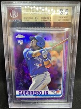 VLADIMIR GUERRERO Jr. 2019 Topps Chrome Purple Refractor RC #/299 BGS 9.5 Gem 💎