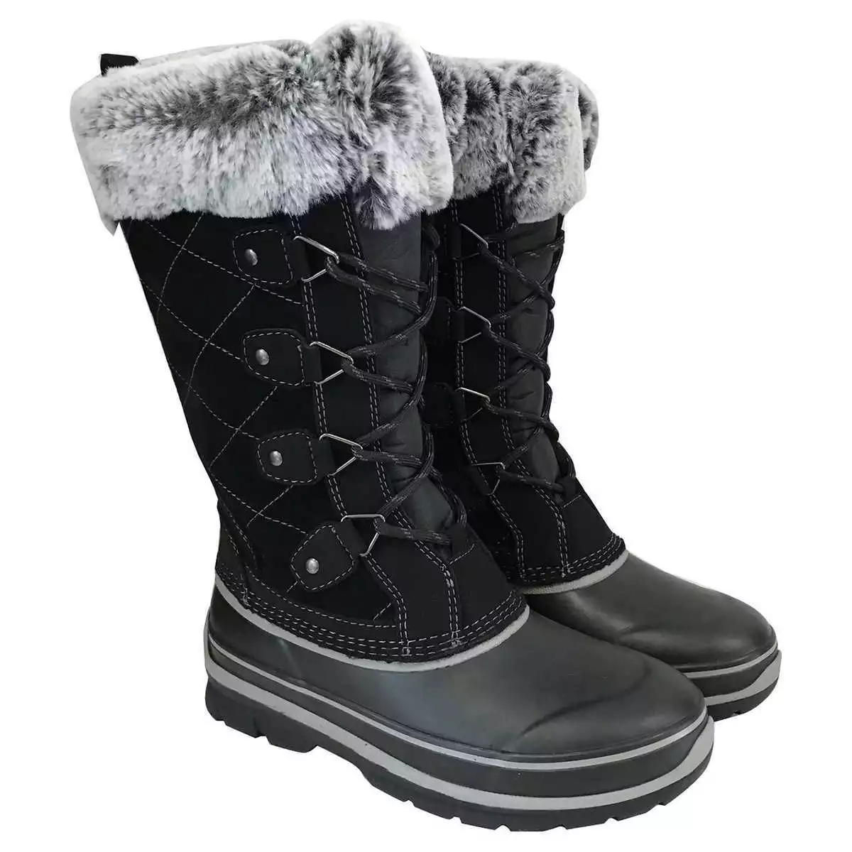 Khombu Ladies Faux Fur Winter Snow Boot Choose Size Color eBay