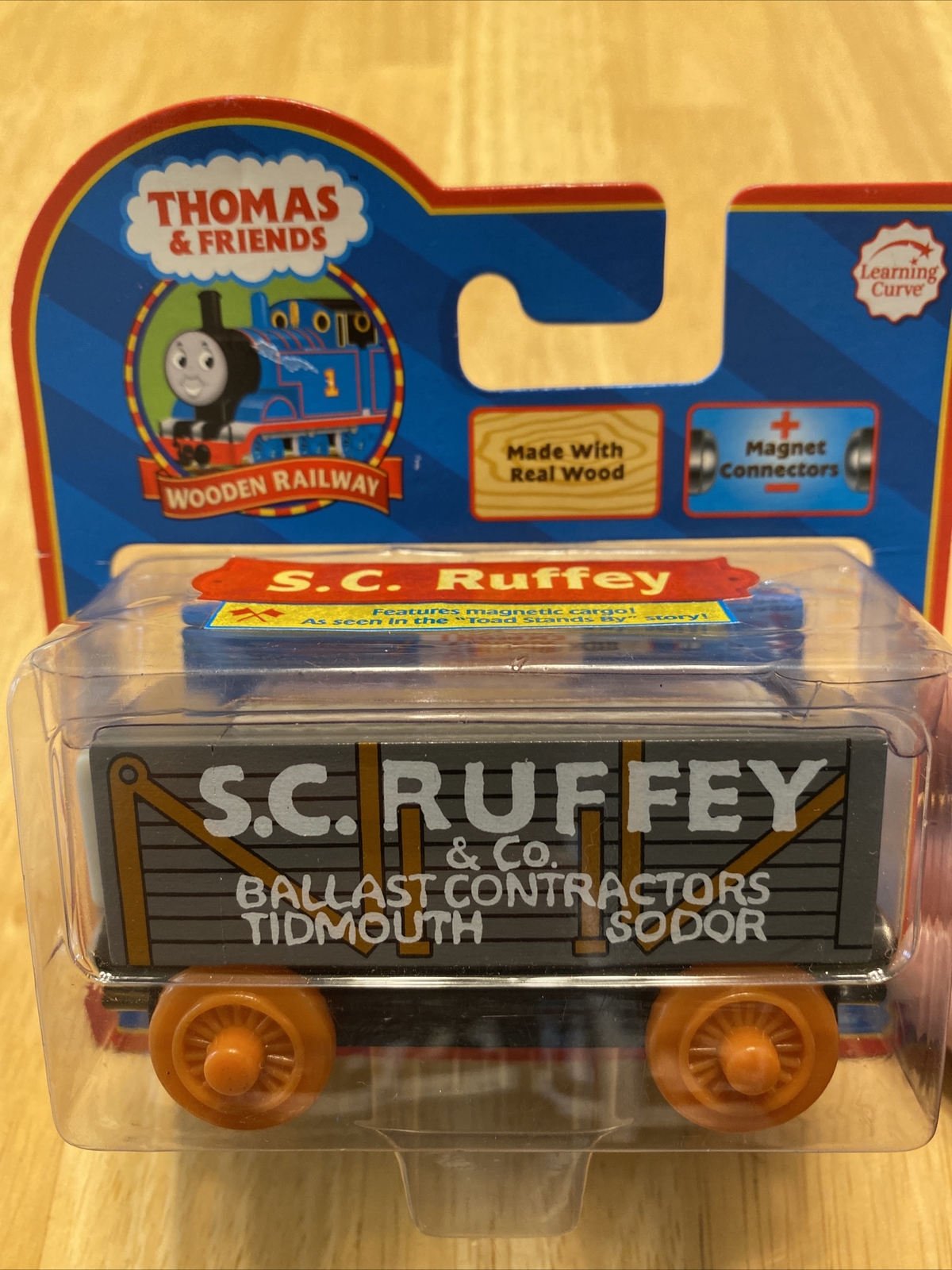 Wooden Thomas Train S.C. Ruffey Toy by Learning Curve 2006-image