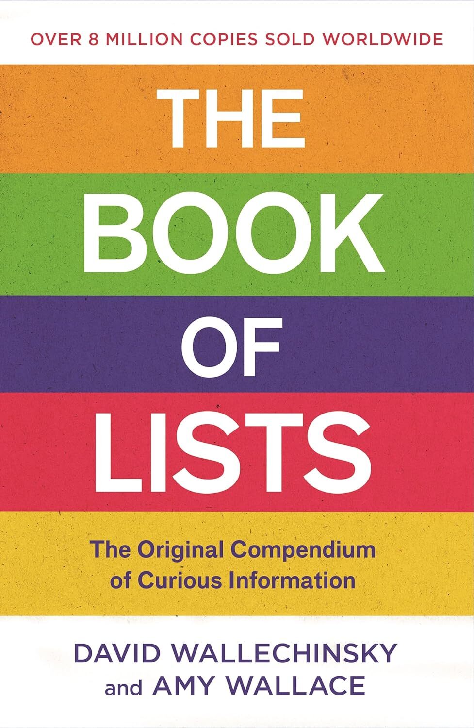 9781838858063 The Book of Lists: The Original Compendium of Curious Information