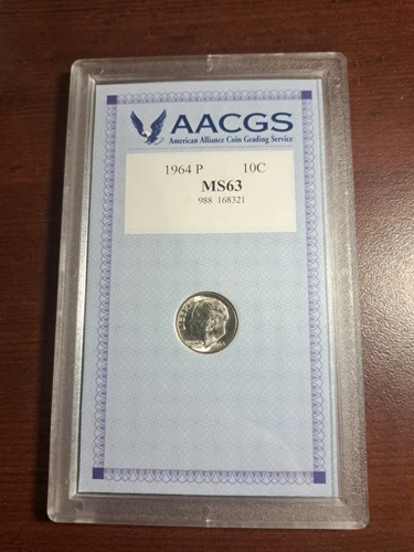 1964-P 10C Roosevelt Dime BU 90% Silver