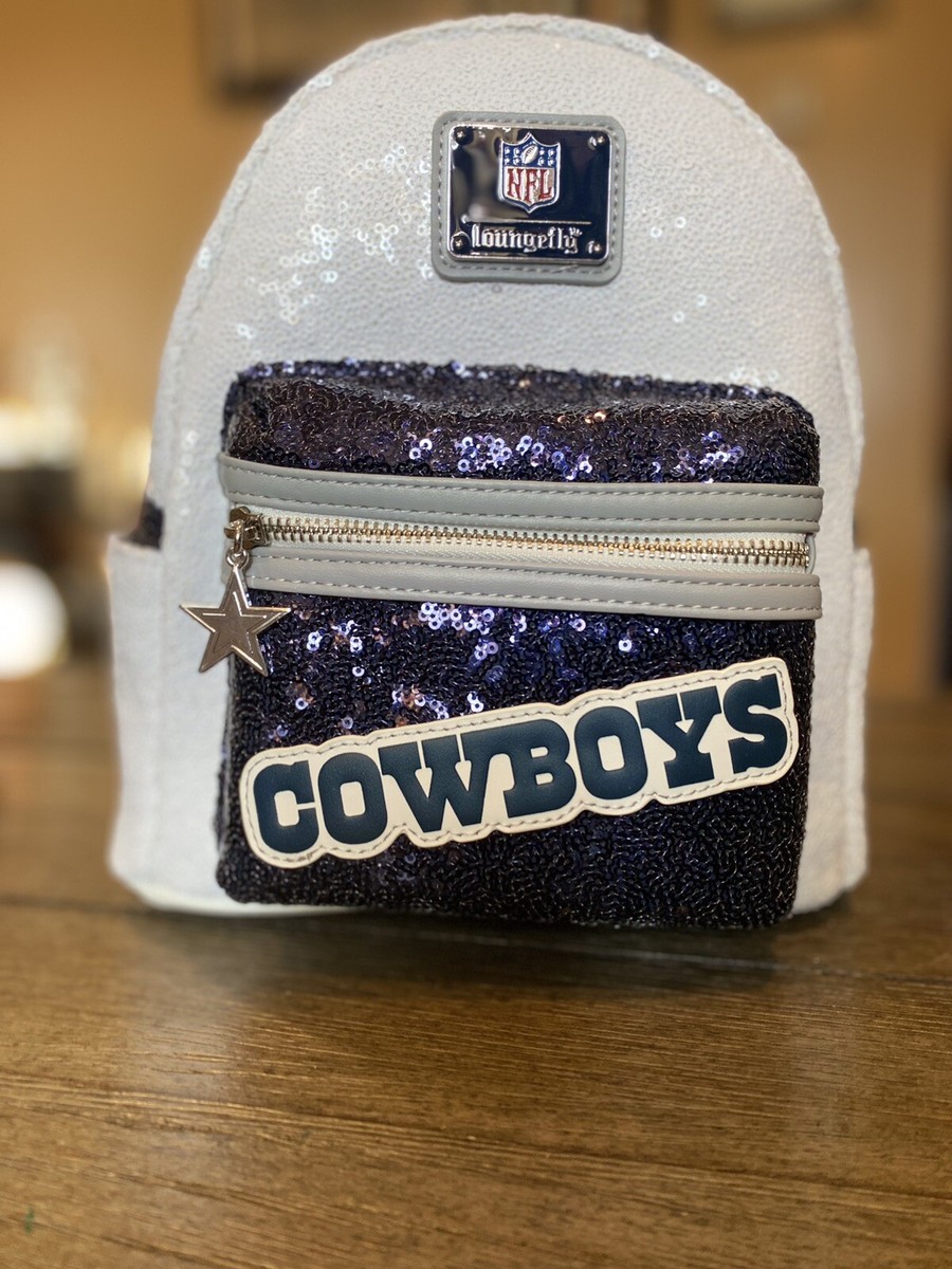 【Lounge Fly】NFL Dallas Cowboys Sequin Mini Backpack Loungefly NFL Dallas Cowboys Sequin Mini Bagpack | eBay
