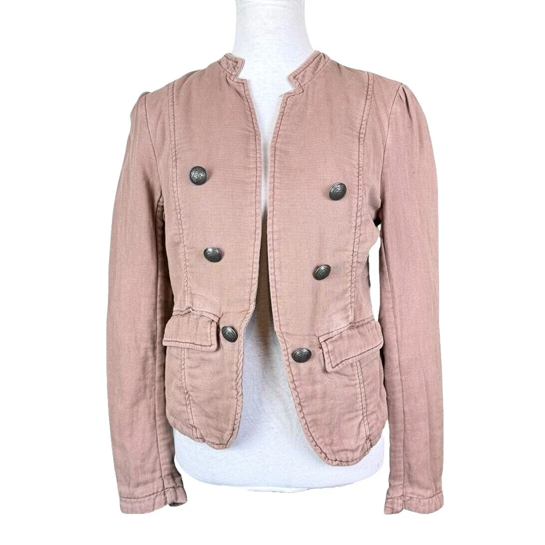 Chaqueta militar Free People sólido abrigos, chaquetas y chalecos para Mujeres